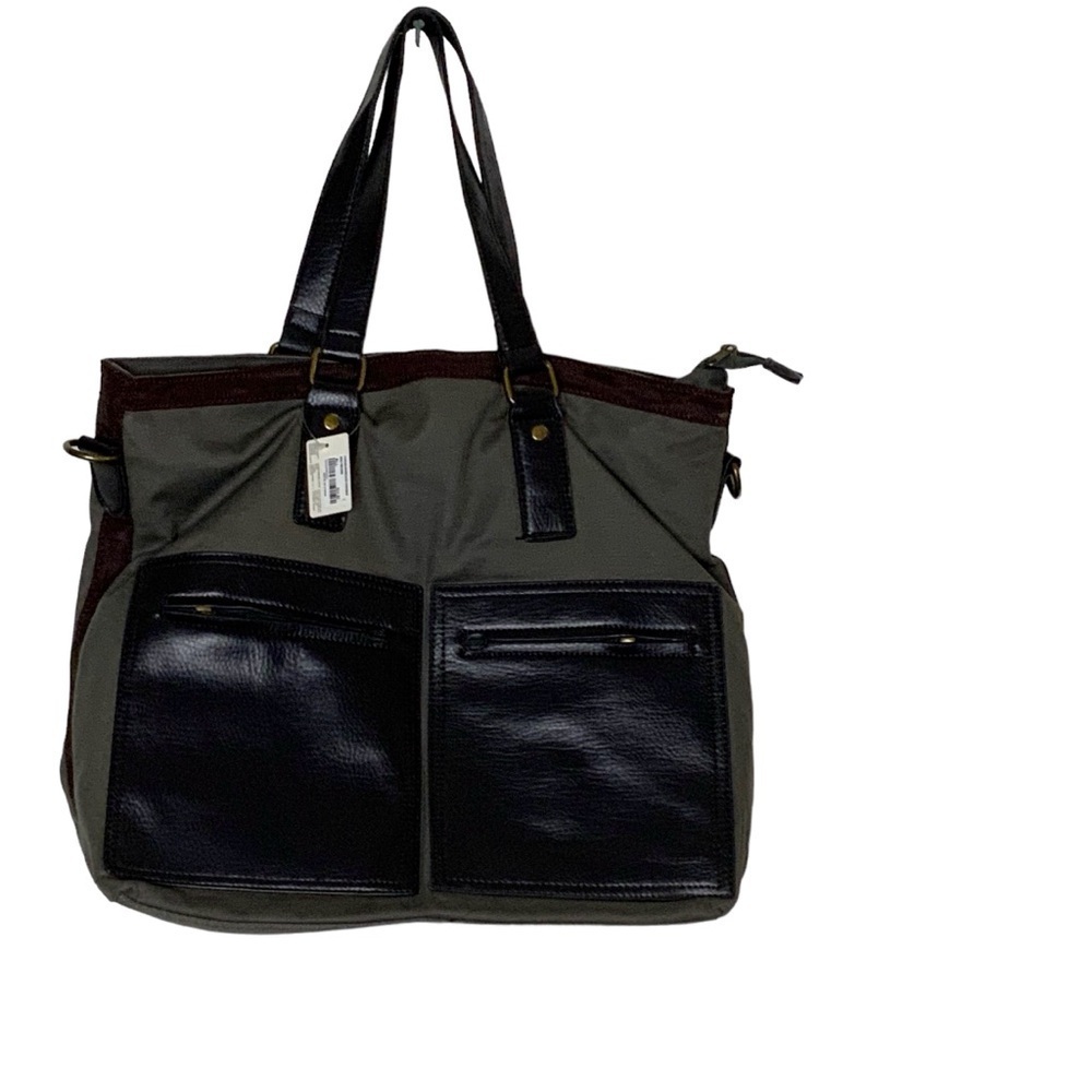 Forever 21 grey/brown utility bag. NWT